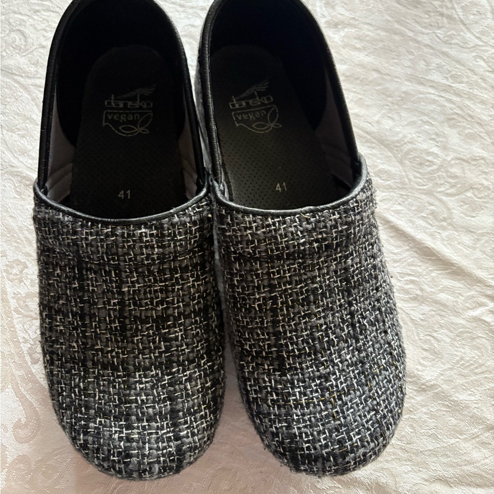 Dansko Vegan Men's Black and Gray Loafers